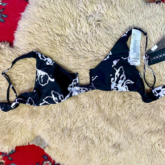 NWT RVCA SAGE FLORAL BRALETTE TOP - Picture 6 of 10